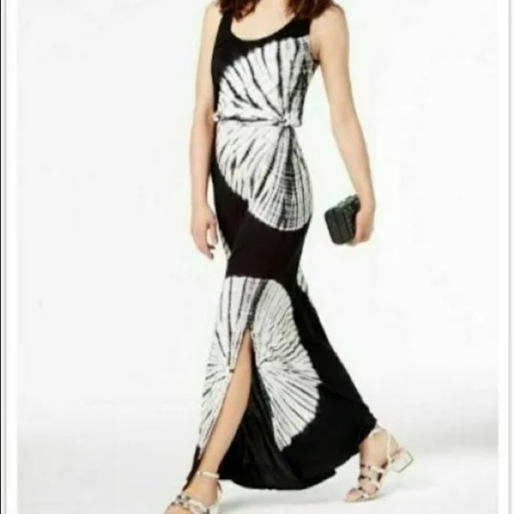 INC TIE DYE MAXI DRESS - 0P